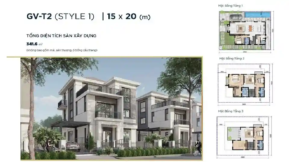 BIỆT THỰ 15X20M GRANDVILLAS